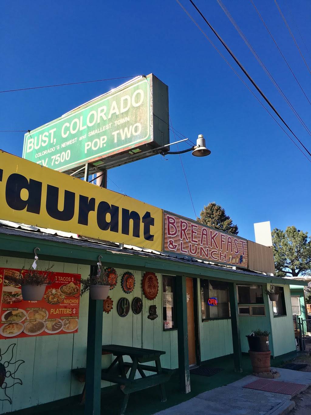 Bust Colorado | restaurant | 8655 US-24, Cascade, CO 80809, USA | 7195059587 OR +1 719-505-9587