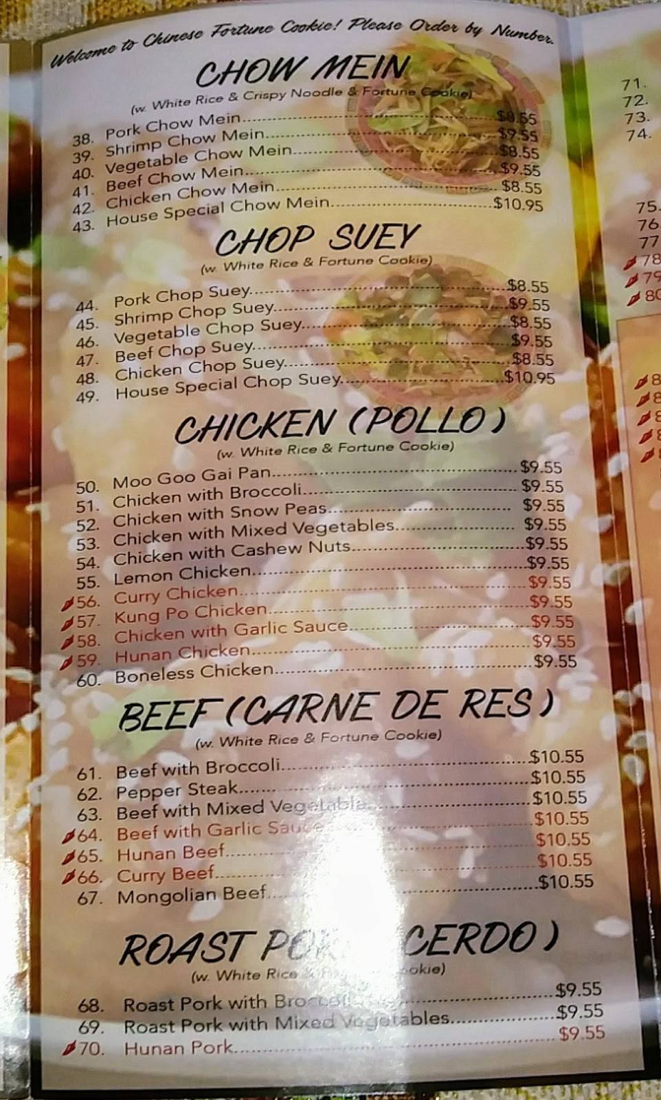 Chinese Fortune Cookie Restaurant | restaurant | 505 W Hickpochee Ave # 1000, LaBelle, FL 33935, USA | 8636750008 OR +1 863-675-0008