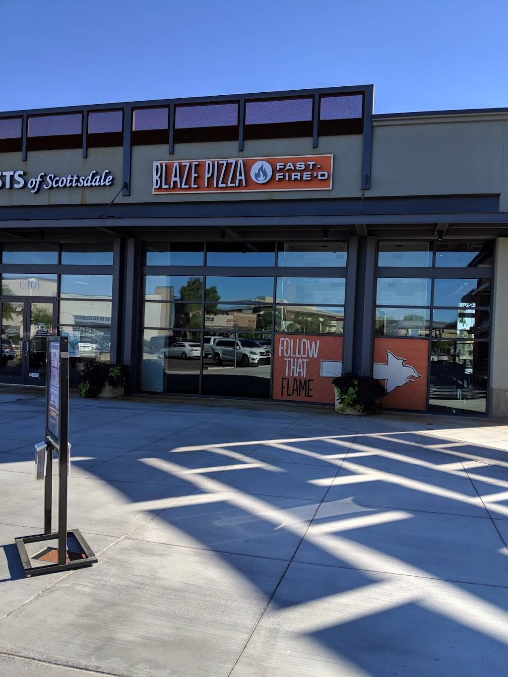 Blaze Pizza | restaurant | 16201 N Scottsdale Rd Ste. 105, Scottsdale, AZ 85254, USA | 4807457875 OR +1 480-745-7875
