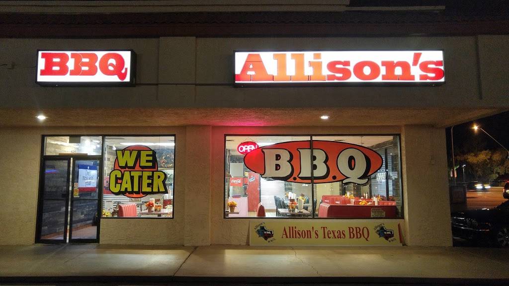 Allisons Texas BBQ | restaurant | 6750 E Main St, Mesa, AZ 85205, USA | 4806343153 OR +1 480-634-3153