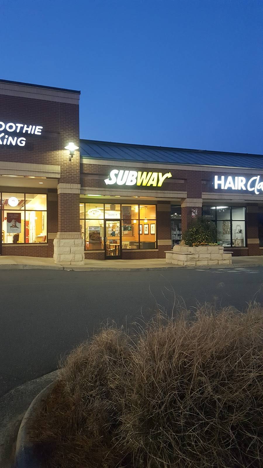 Subway Restaurants | restaurant | 3020 Prosperity Church Rd Ste F, Charlotte, NC 28269, USA | 7045471912 OR +1 704-547-1912