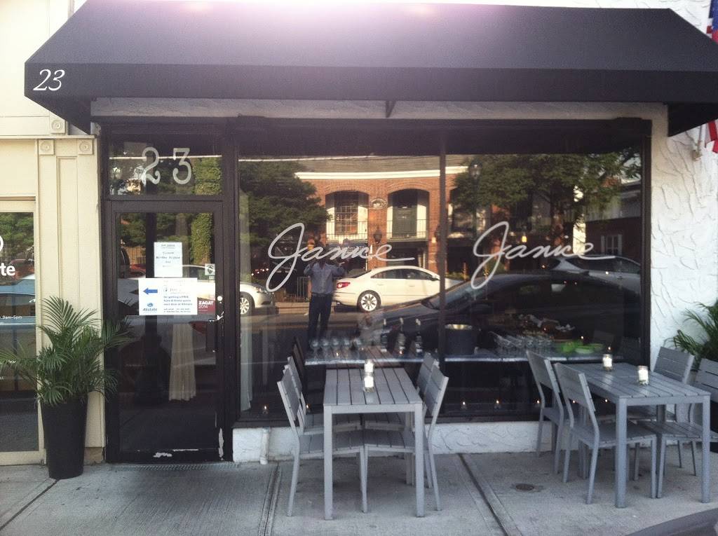 Just Janice | restaurant | 23 Sheridan Ave, Ho-Ho-Kus, NJ 07423, USA | 2014452666 OR +1 201-445-2666