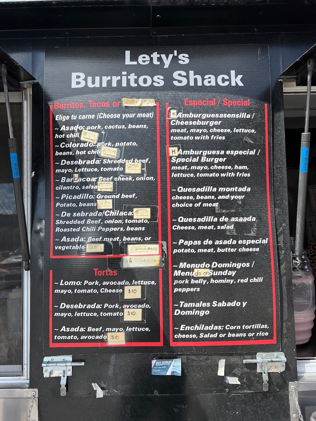 Lety’s Burrito Shack | restaurant | 686 Trail Gulch Rd, Gypsum, CO 81637, USA | 9706881451 OR +1 970-688-1451