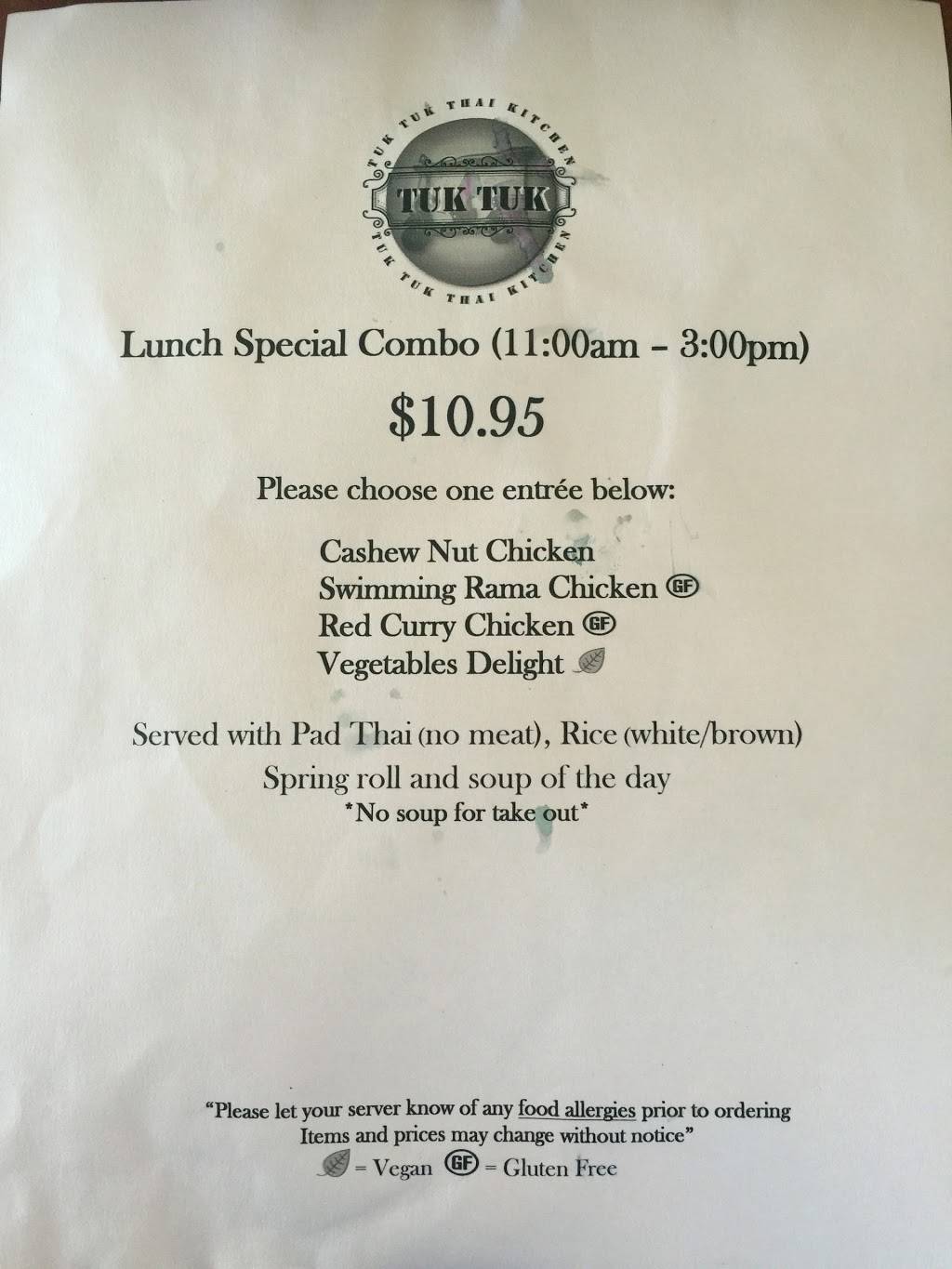 Tuk Tuk Thai Kitchen | restaurant | 1625 W Dravus St, Seattle, WA 98119, USA | 2064201284 OR +1 206-420-1284