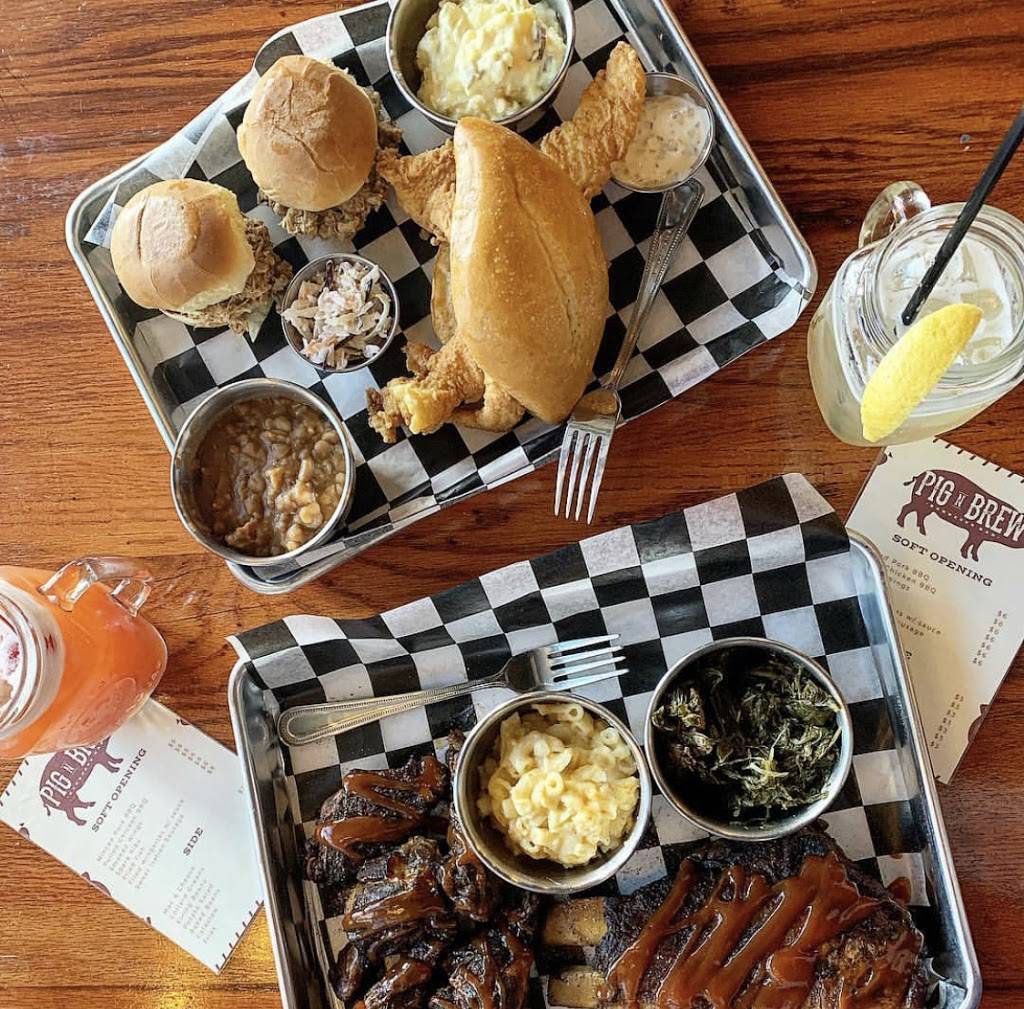 Pig and Brew | restaurant | 1313 Hull St, Richmond, VA 23224, USA | 8044472855 OR +1 804-447-2855