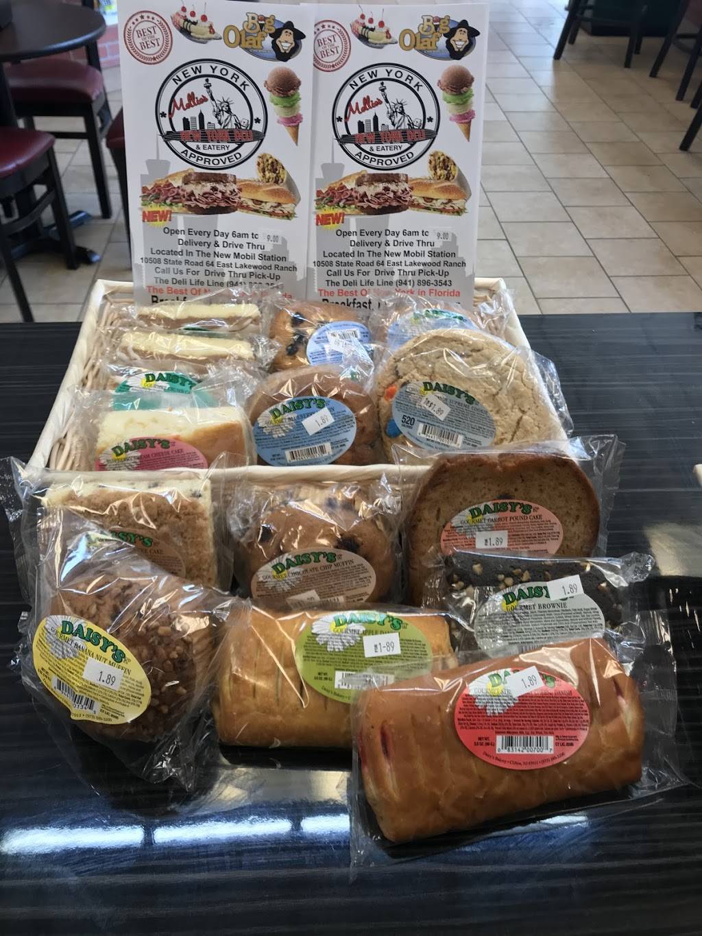 Mellies New York Deli LWR | restaurant | 10508 FL-64, Bradenton, FL 34212, USA | 9418963543 OR +1 941-896-3543