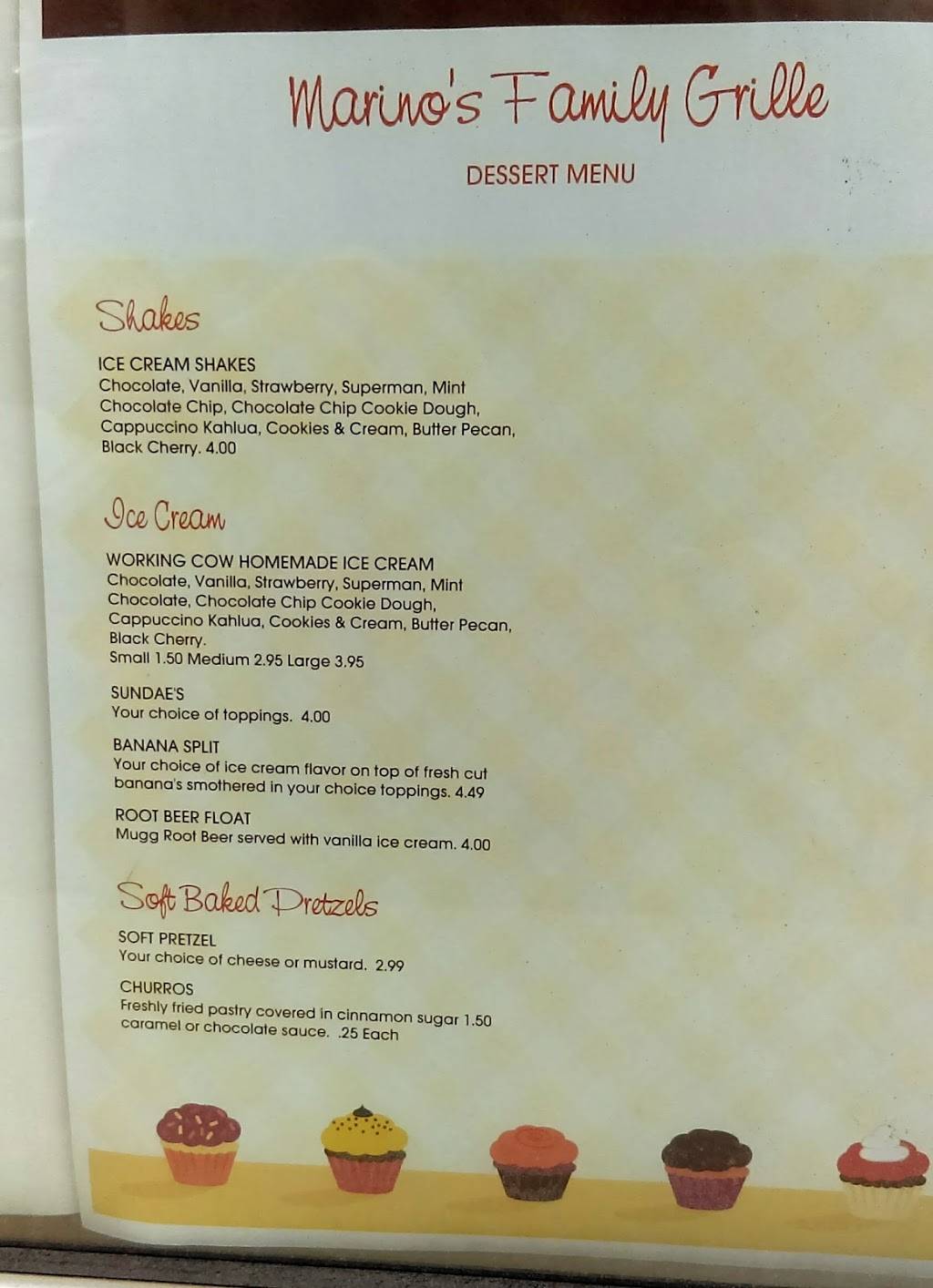 Marinos Family Grille | restaurant | 5017 Gall Blvd, Zephyrhills, FL 33542, USA | 8137791787 OR +1 813-779-1787