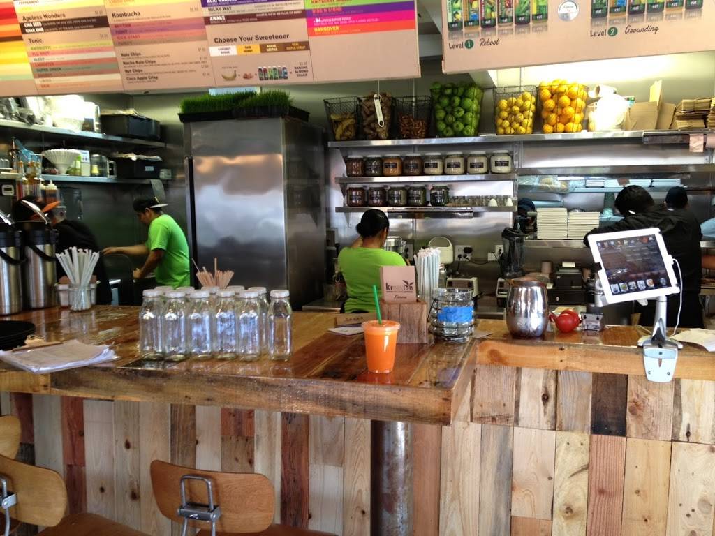 Kreation Organic Kafe & Juicery | cafe | 8428 W 3rd St, Los Angeles, CA 90048, USA | 3237821777 OR +1 323-782-1777