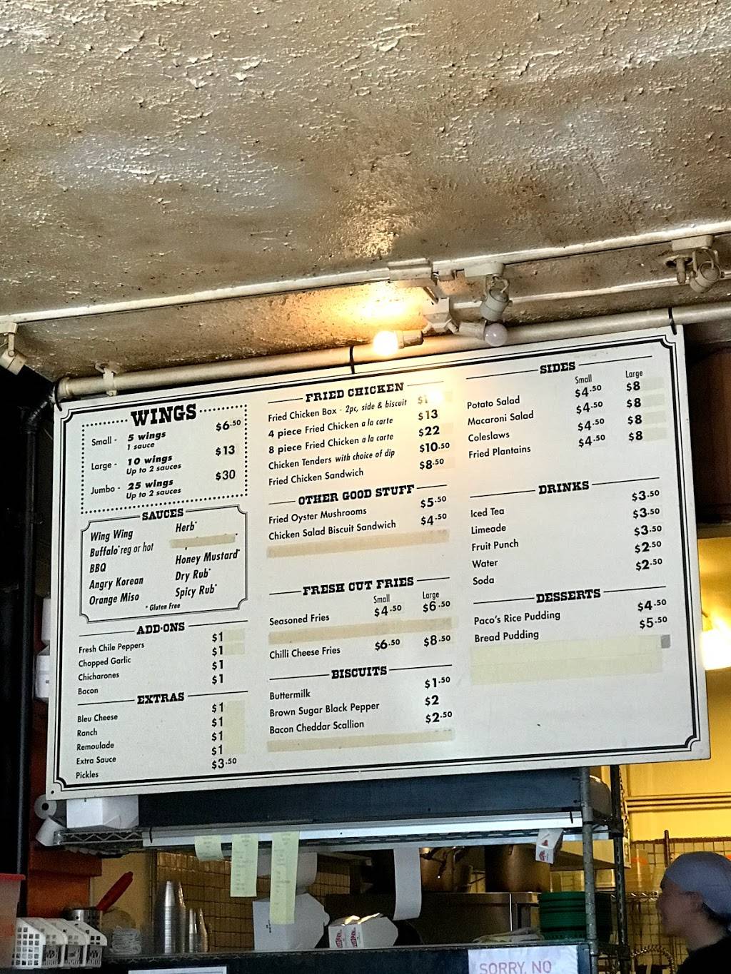 Wing Wings | restaurant | 422 Haight St, San Francisco, CA 94117, USA | 4158345001 OR +1 415-834-5001