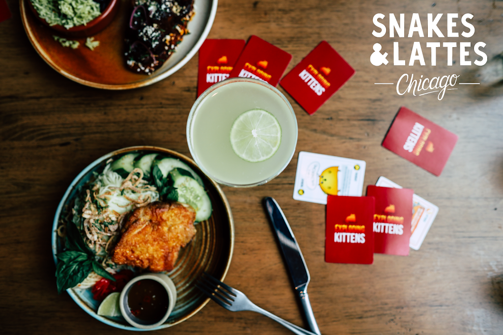 Snakes & Lattes Chicago | restaurant | 1965 N Milwaukee Ave, Chicago, IL 60647, USA | 8723103999 OR +1 872-310-3999