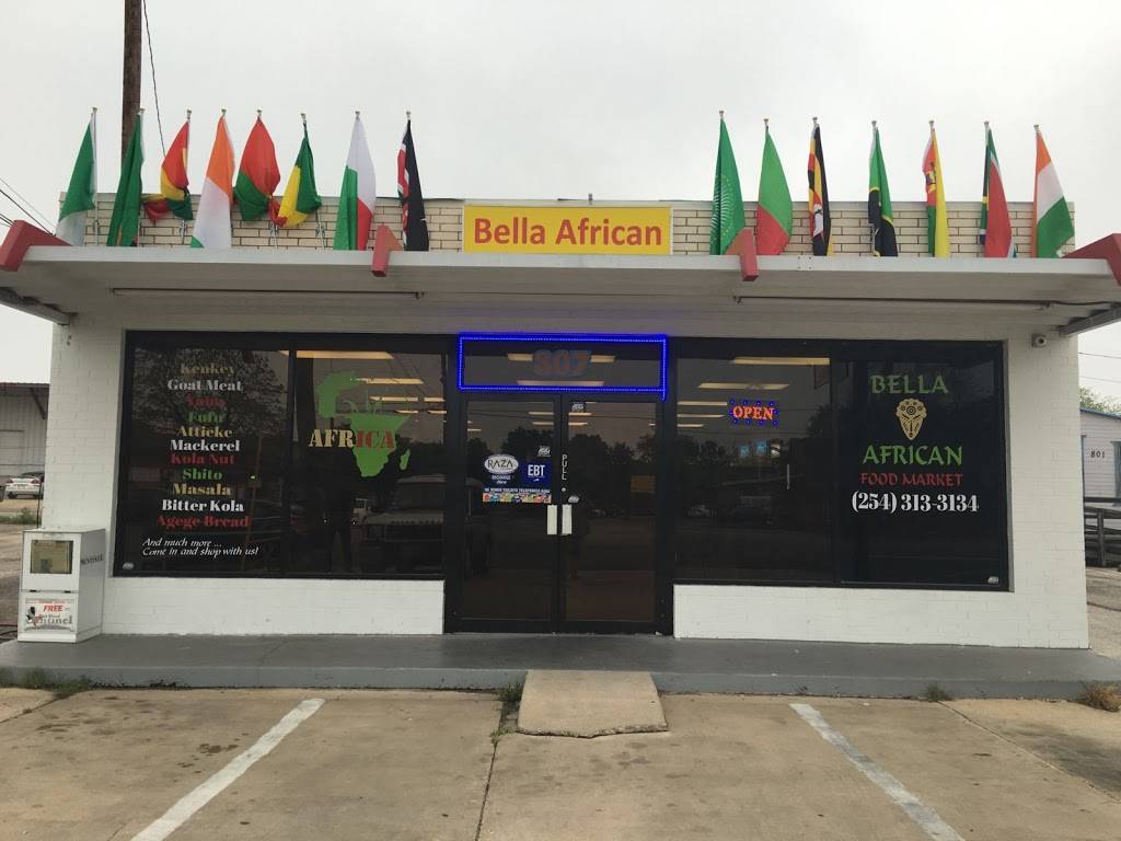 Bella African Market | restaurant | 807 W Veterans Memorial Blvd, Killeen, TX 76541, USA | 2543133134 OR +1 254-313-3134