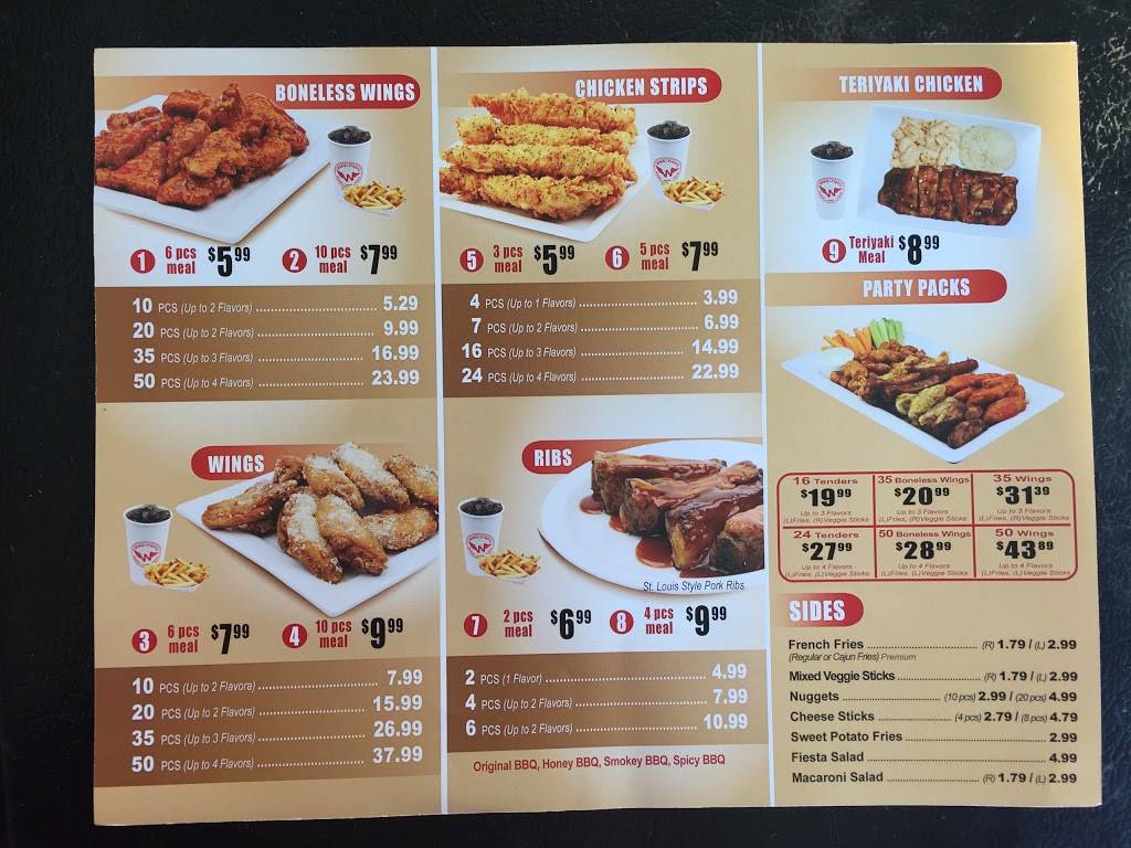 Wing Fiesta | meal takeaway | 160 W Juana Ave, San Leandro, CA 94577, USA | 5103571099 OR +1 510-357-1099