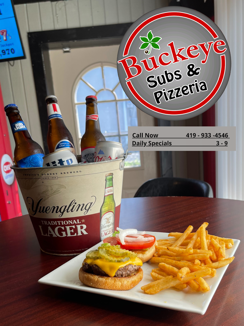 Buckeye Subs & pizzeria | restaurant | 413 Ash St, Willard, OH 44890, USA | 4199334546 OR +1 419-933-4546