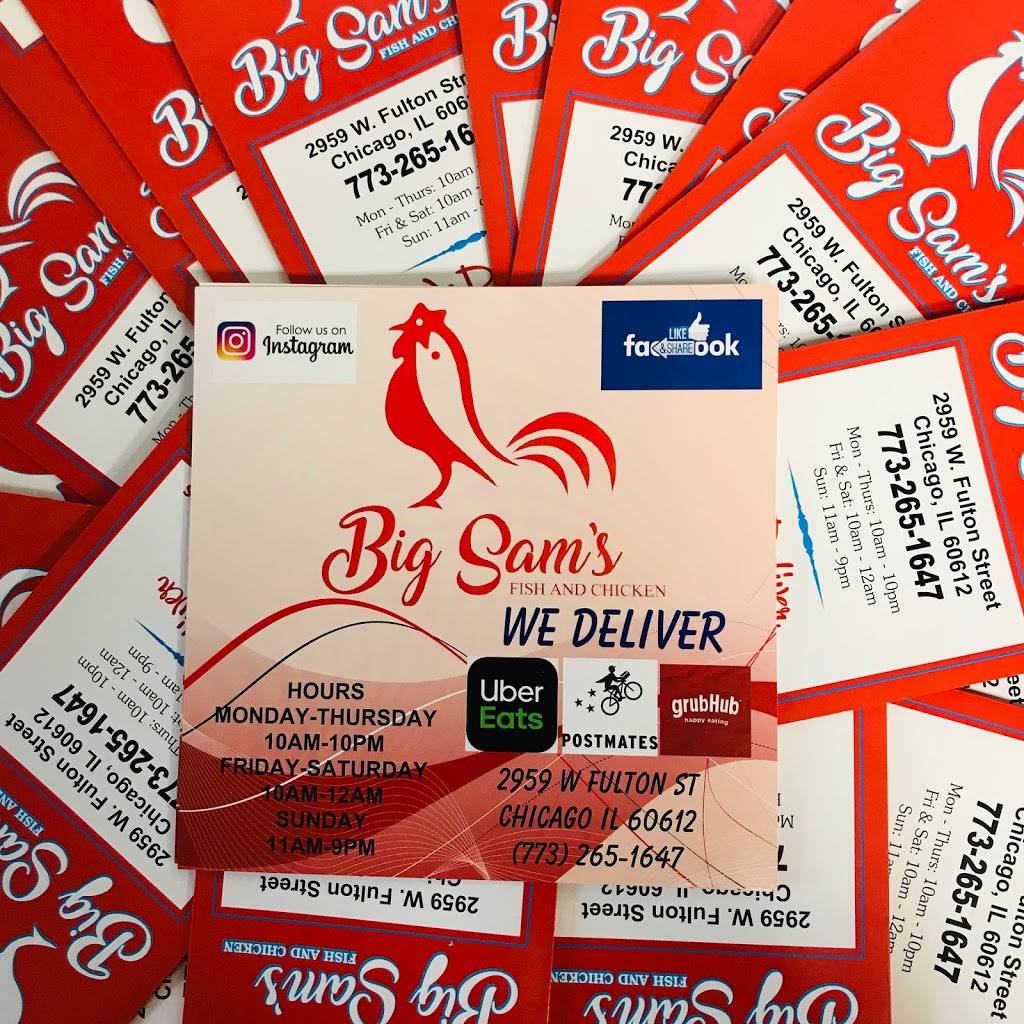 Big Sams Fish & Chicken | restaurant | 2959 W Fulton St, Chicago, IL 60612, USA | 7732651647 OR +1 773-265-1647