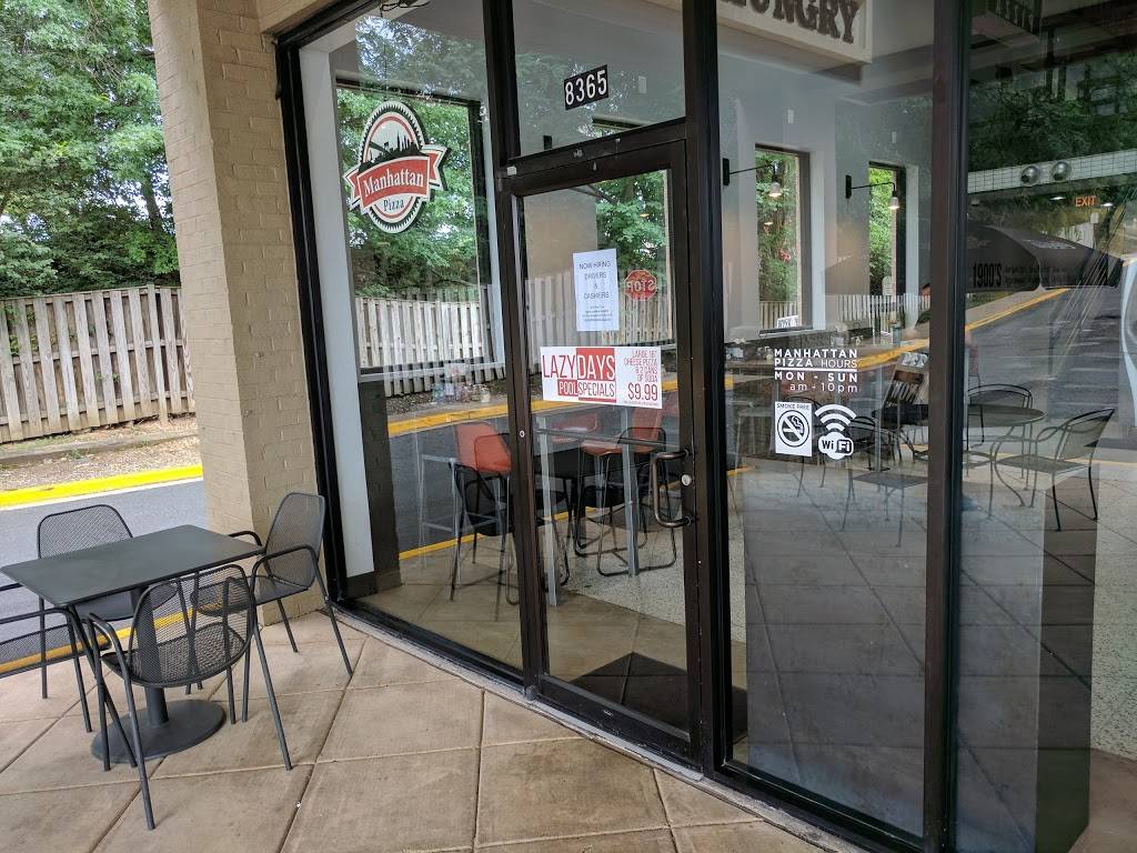 Manhattan Pizza | restaurant | 8365 Leesburg Pike, Vienna, VA 22182, USA | 7034628383 OR +1 703-462-8383