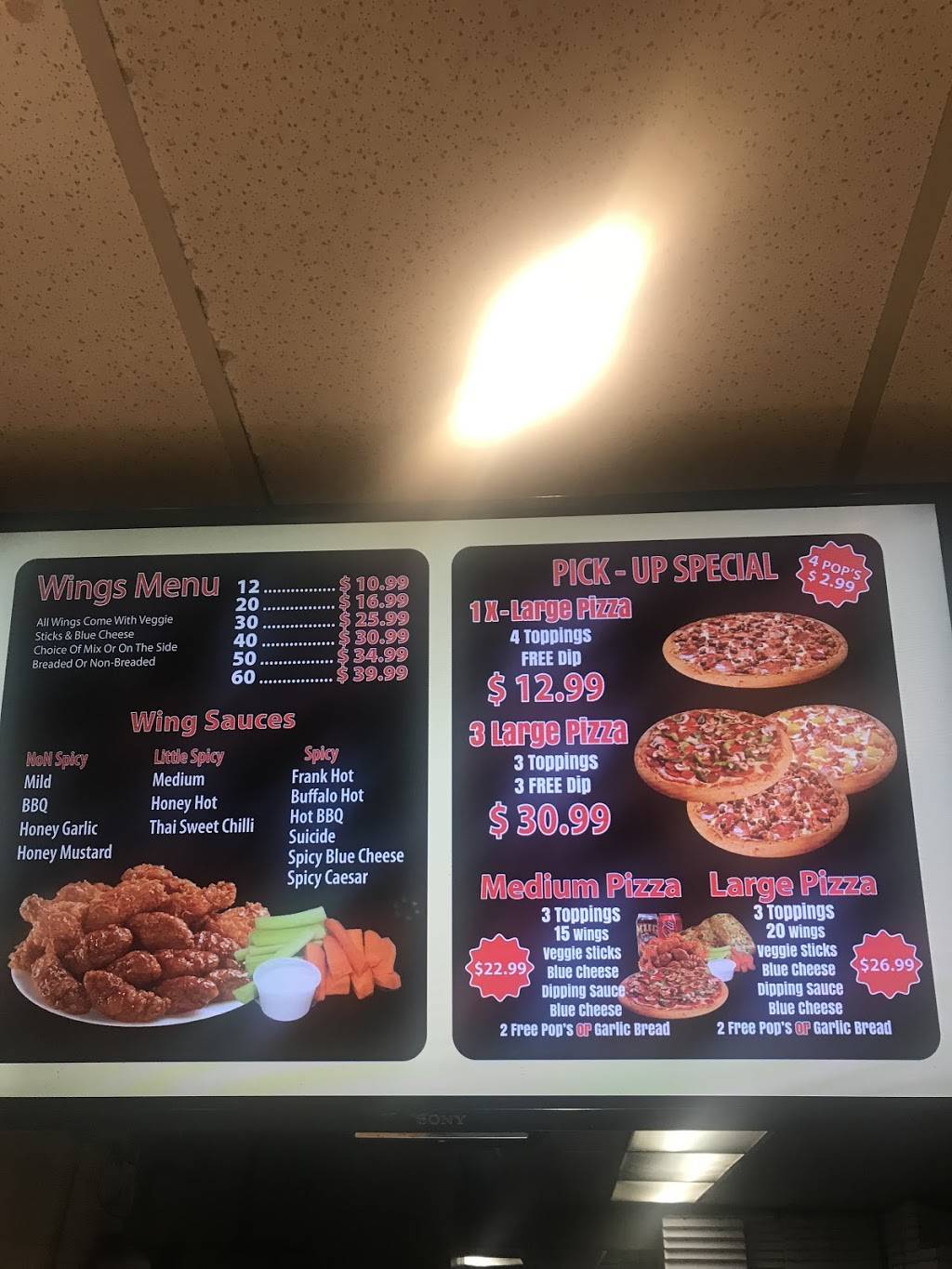 National Pizza & Wings | restaurant | 870 Upper James St, Hamilton, ON L9C 7N1, Canada | 9055754500 OR +1 905-575-4500