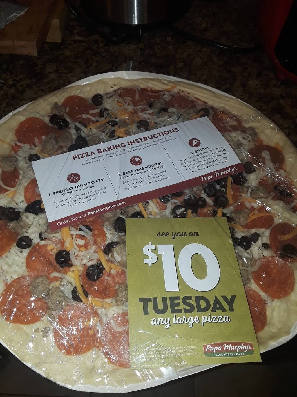 Papa Murphys Take N Bake Pizza | meal takeaway | 12856 N Research Blvd, Austin, TX 78750, USA | 5123350770 OR +1 512-335-0770