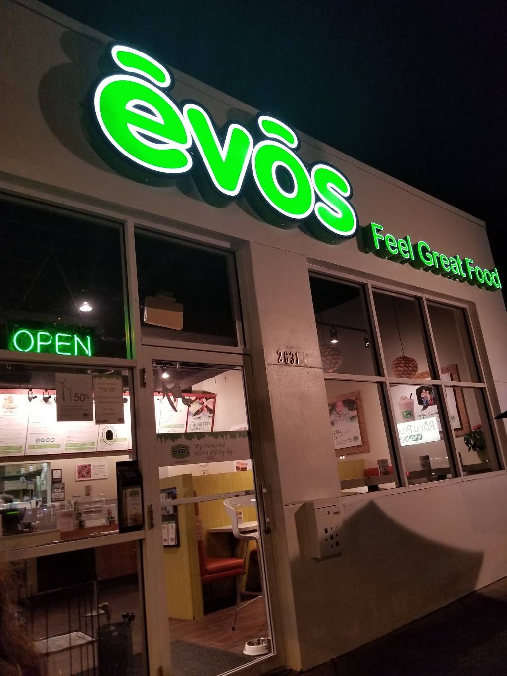 EVOS Feel Great Food (St. Petersburg) | restaurant | 2631 4th St N, St. Petersburg, FL 33704, USA | 7275713867 OR +1 727-571-3867