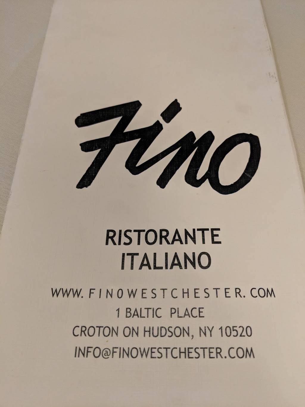 Fino Restaurant | restaurant | 1Baltic Place, Croton-On-Hudson, NY 10520, USA | 9142712600 OR +1 914-271-2600