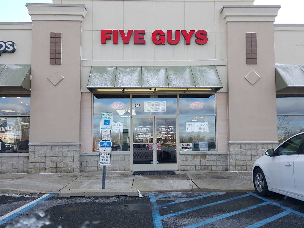 Five Guys | meal takeaway | 493 Berlin-Cross Keys Rd, Sicklerville, NJ 08081, USA | 8568755558 OR +1 856-875-5558