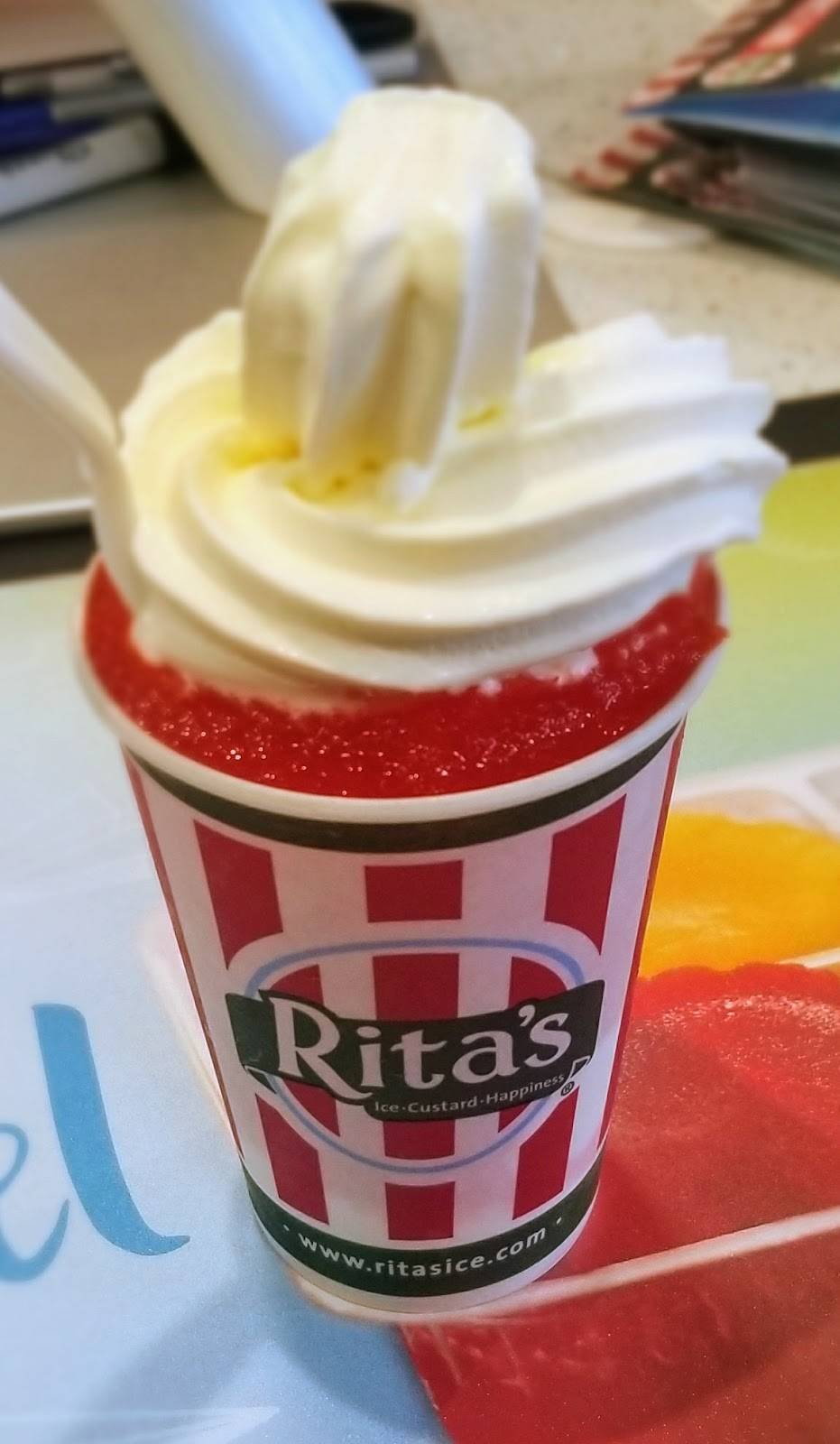 Ritas Italian Ice & Frozen Custard | restaurant | 39006 Paseo Padre Pkwy, Fremont, CA 94538, USA | 5106482581 OR +1 510-648-2581