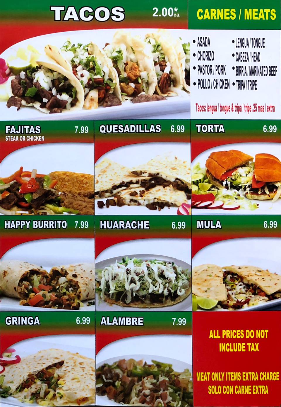 El Tacontento | restaurant | 2401 N Rancho Dr #3315, Las Vegas, NV 89130, USA | 7023359325 OR +1 702-335-9325
