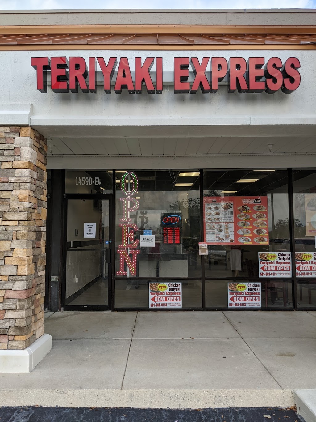 Teriyaki Express of Delray Beach | meal takeaway | 14590 S Military Trail Suite E4, Delray Beach, FL 33484, USA | 5615628113 OR +1 561-562-8113