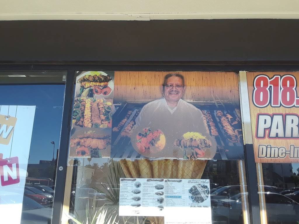 Paraiso Kebab | restaurant | 7130 1, 2, Van Nuys Blvd, Van Nuys, CA 91405, USA | 8189083084 OR +1 818-908-3084
