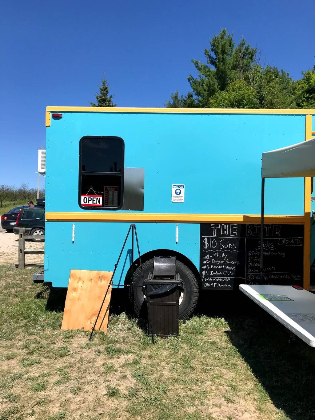 The Bite Food Truck | restaurant | 12271 E Woolsey Lake Rd, Northport, MI 49670, USA | 2313862398 OR +1 231-386-2398