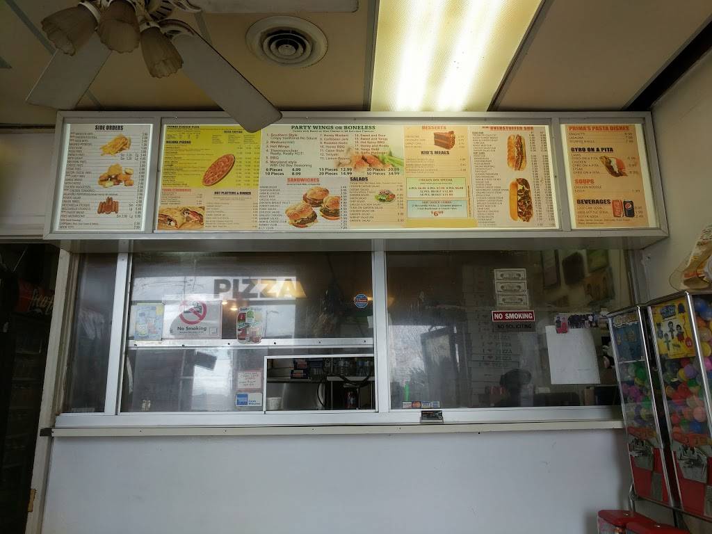 Prima Pizza | restaurant | 133 Back River Neck Rd, Essex, MD 21221, USA | 4105741100 OR +1 410-574-1100