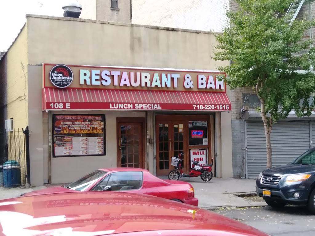 El Buen Ambiente | restaurant | 108 E 198th St, Bronx, NY 10468, USA | 7182201515 OR +1 718-220-1515