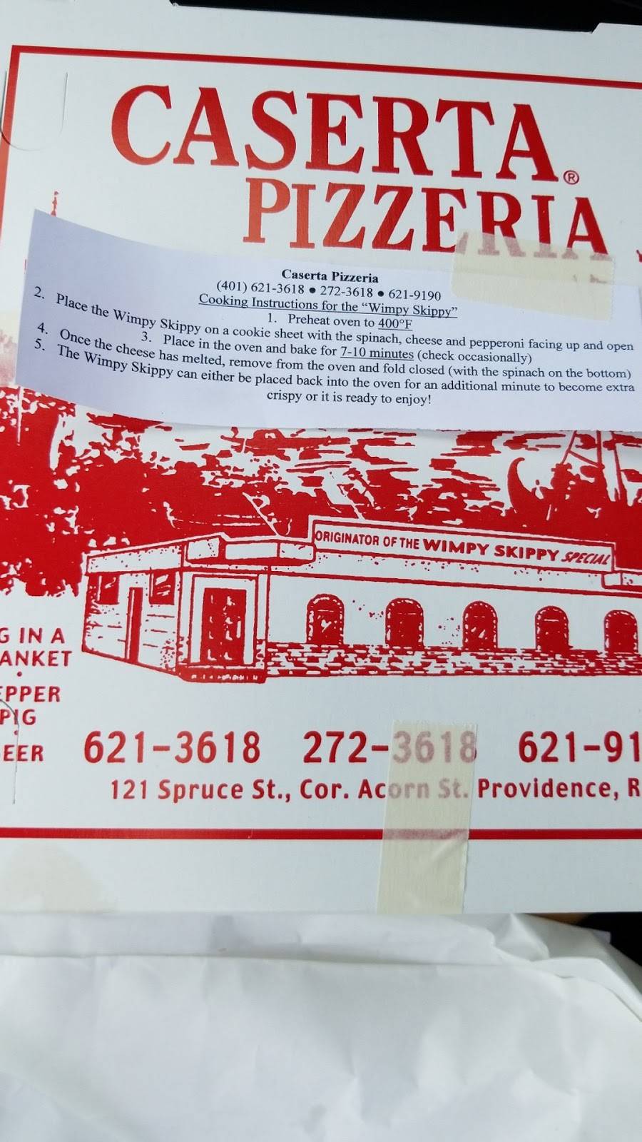 Caserta Pizzeria | restaurant | 121 Spruce St, Providence, RI 02903, USA | 4016213618 OR +1 401-621-3618