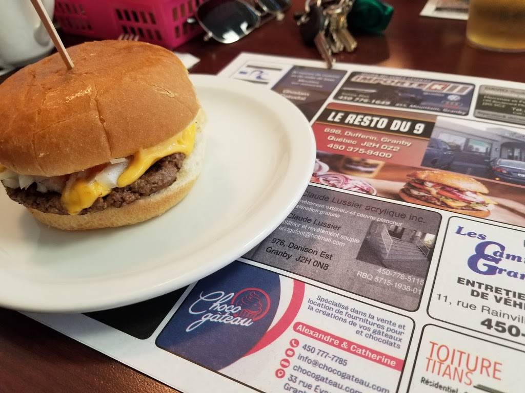 Resto du 9 | restaurant | 698 Rue Dufferin, Granby, QC J2H 0Z2, Canada | 4503759400 OR +1 450-375-9400