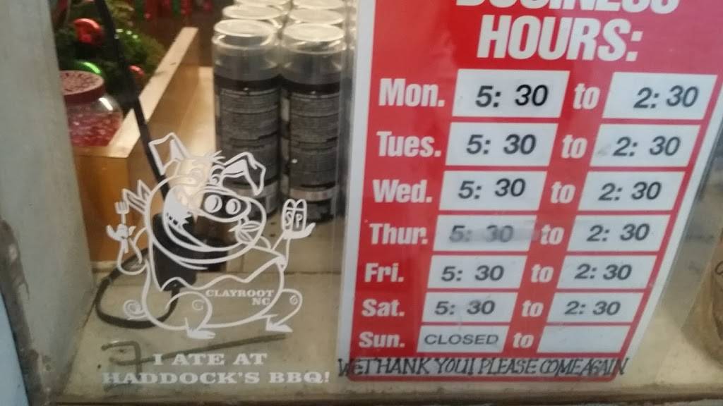 Haddocks Barbecue | restaurant | 10796 County Home Rd, Ayden, NC 28513, USA | 2527464222 OR +1 252-746-4222