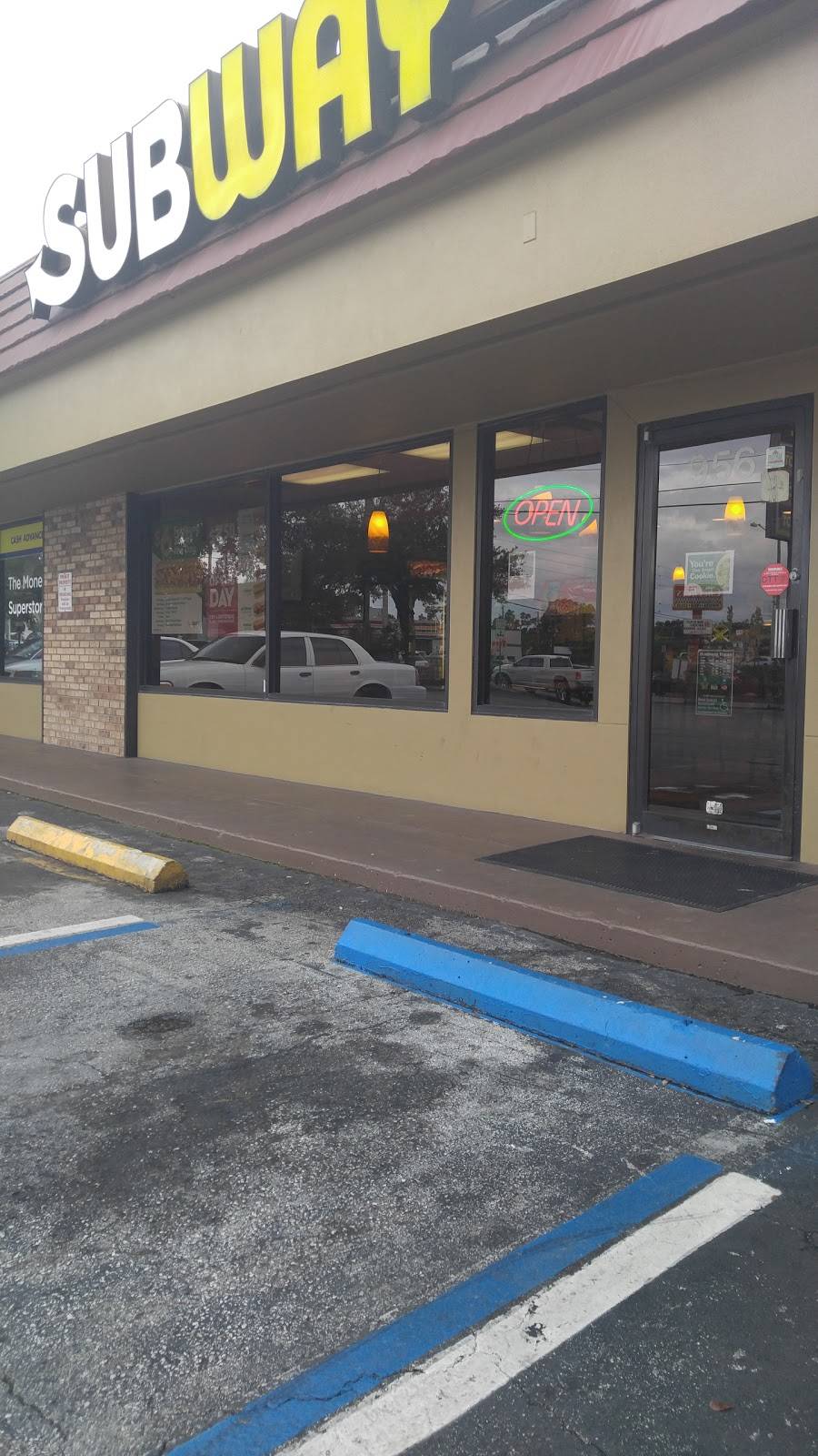 Subway Restaurants | restaurant | 956 62nd Ave N, St. Petersburg, FL 33702, USA | 7275214663 OR +1 727-521-4663
