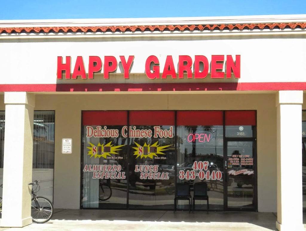 Happy Garden | restaurant | 3151 W Vine St, Kissimmee, FL 34741, USA | 4073430440 OR +1 407-343-0440