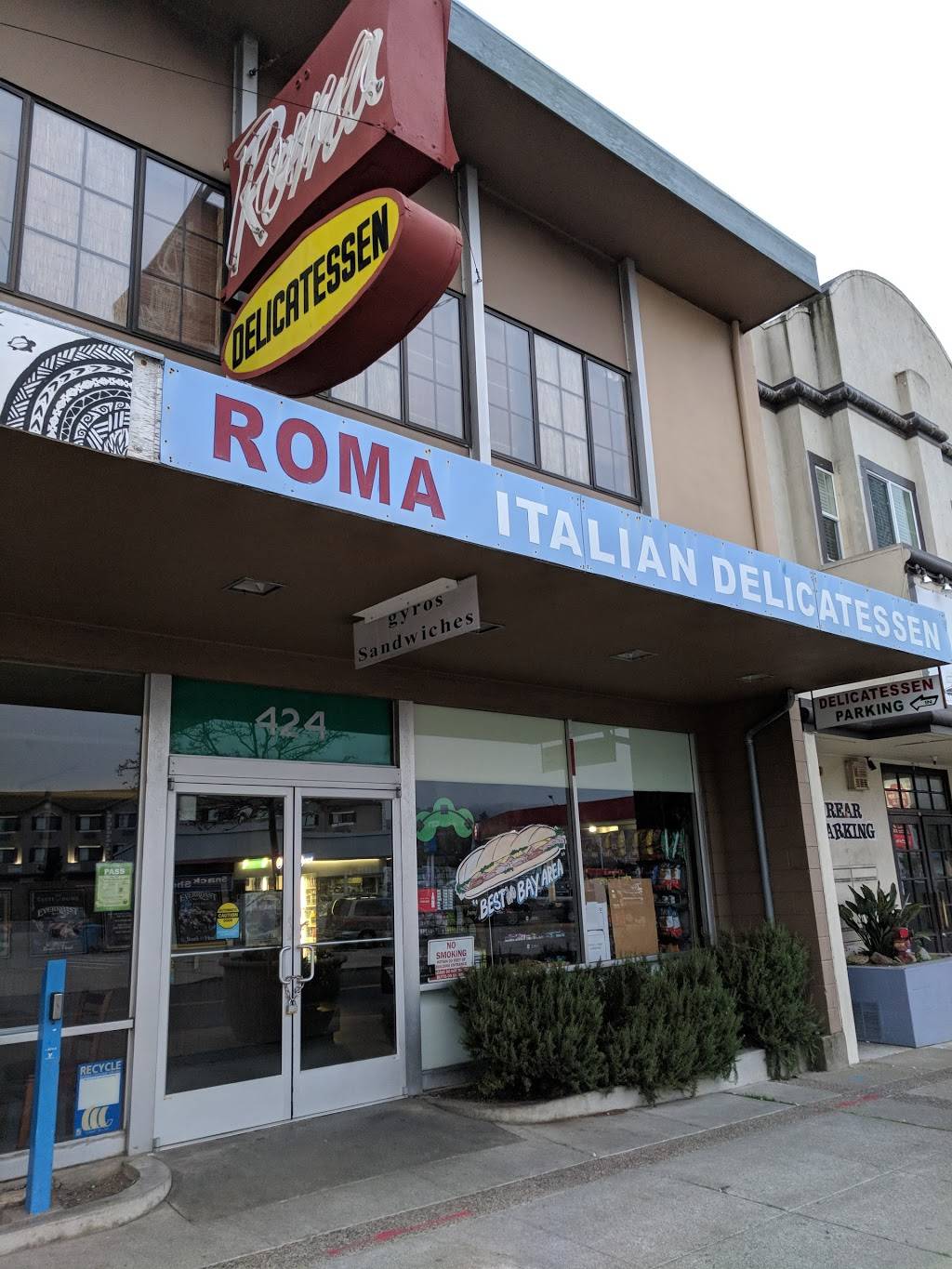 Roma Deli | restaurant | 424 San Mateo Ave, San Bruno, CA 94066, USA | 6505892360 OR +1 650-589-2360