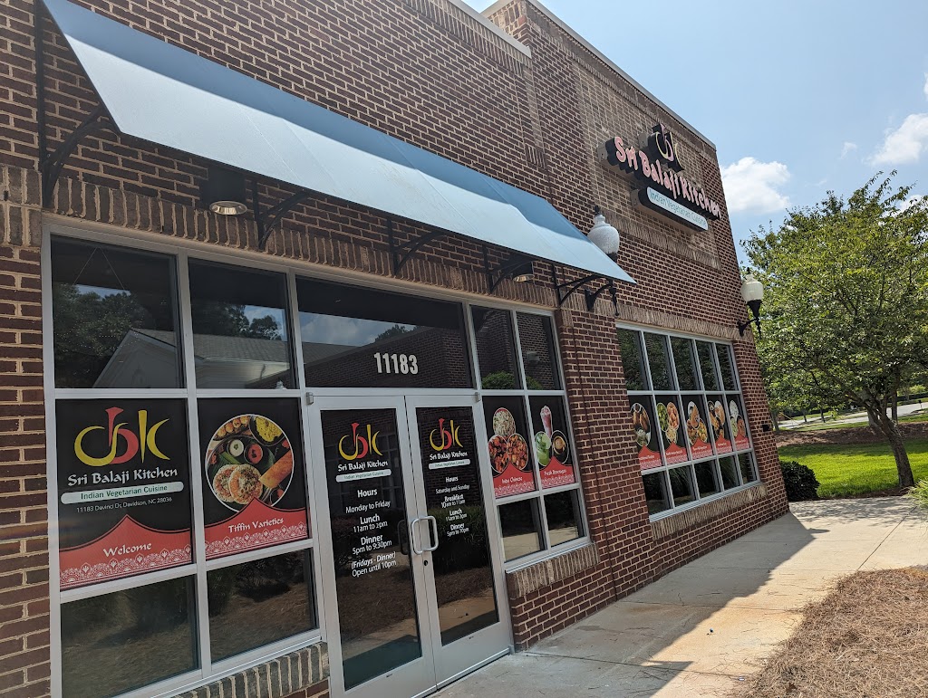 Sri Balaji Kitchen | restaurant | 11183 Davinci Dr, Davidson, NC 28036, United States | 7042374442 OR +1 704-237-4442