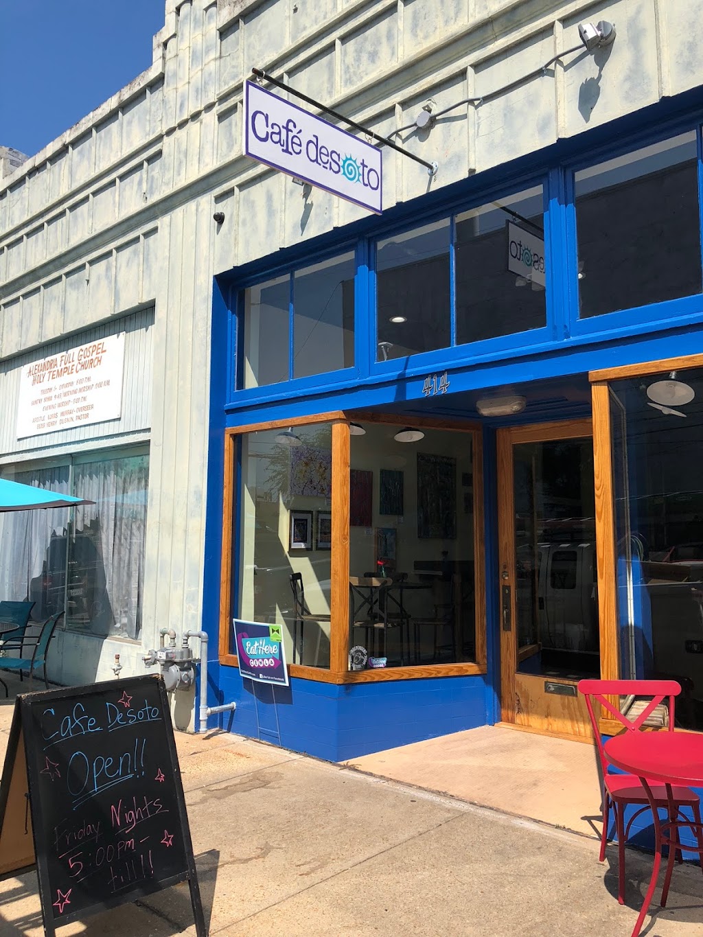 Café Desoto | restaurant | 414 Desoto St, Alexandria, LA 71301, USA | 3185451414 OR +1 318-545-1414