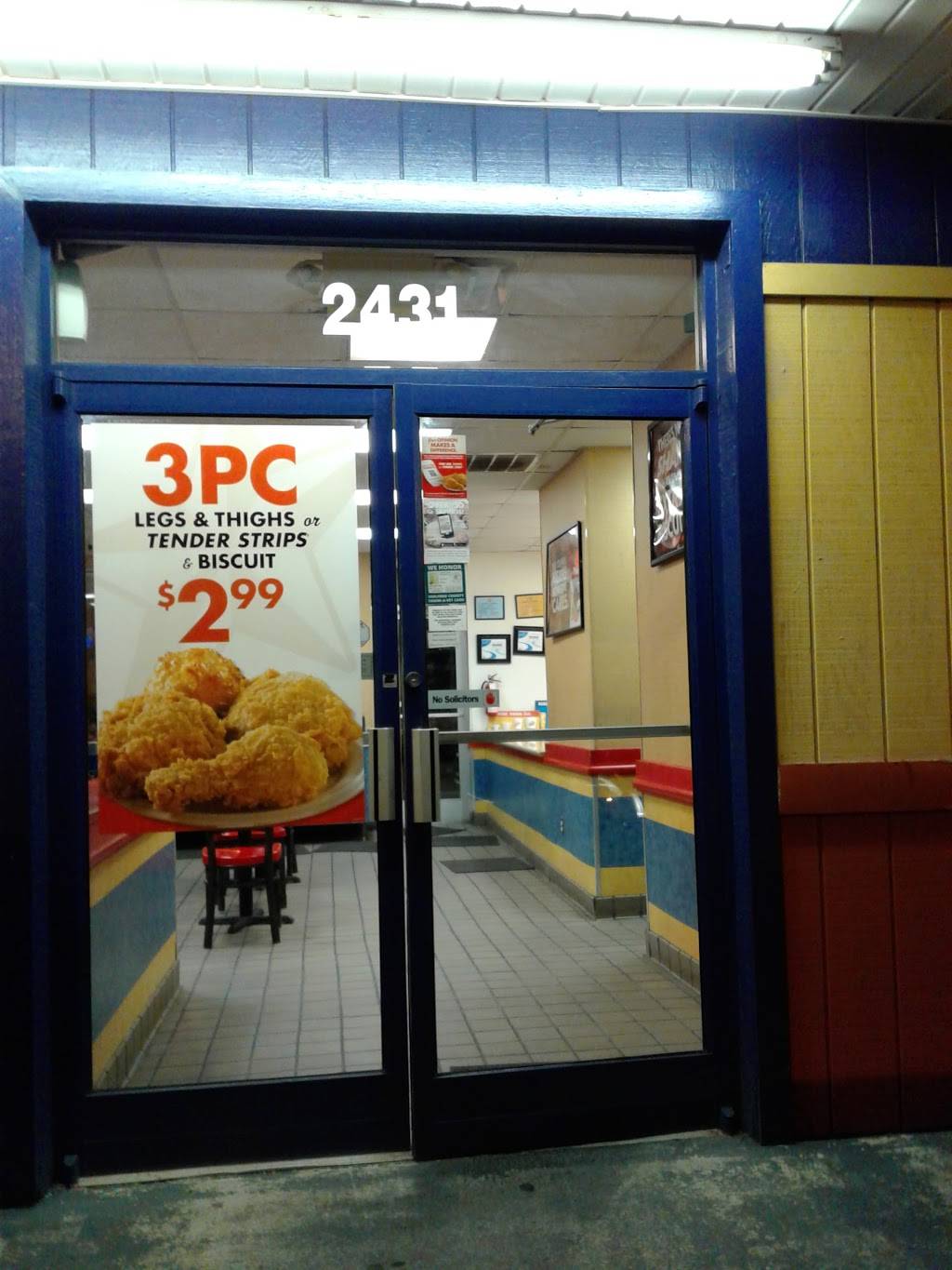 Churchs Chicken | restaurant | 2431 Randleman Rd, Greensboro, NC 27406, USA | 3362728540 OR +1 336-272-8540