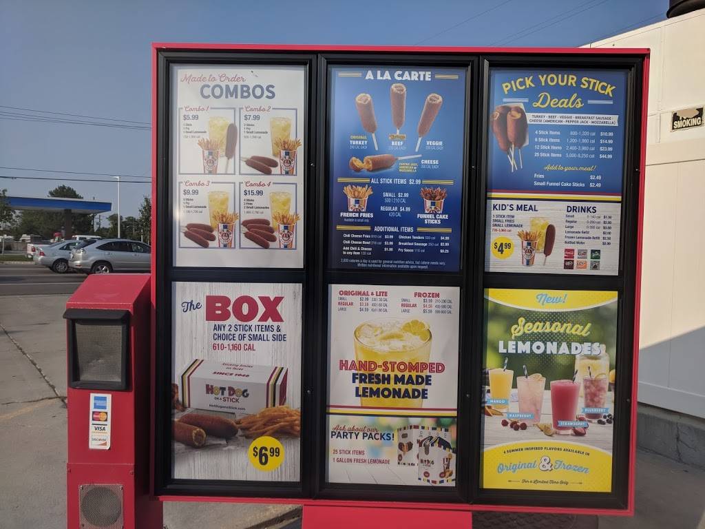Hot Dog on a Stick | restaurant | 2721 W 7800 S, West Jordan, UT 84088, USA | 8015660717 OR +1 801-566-0717