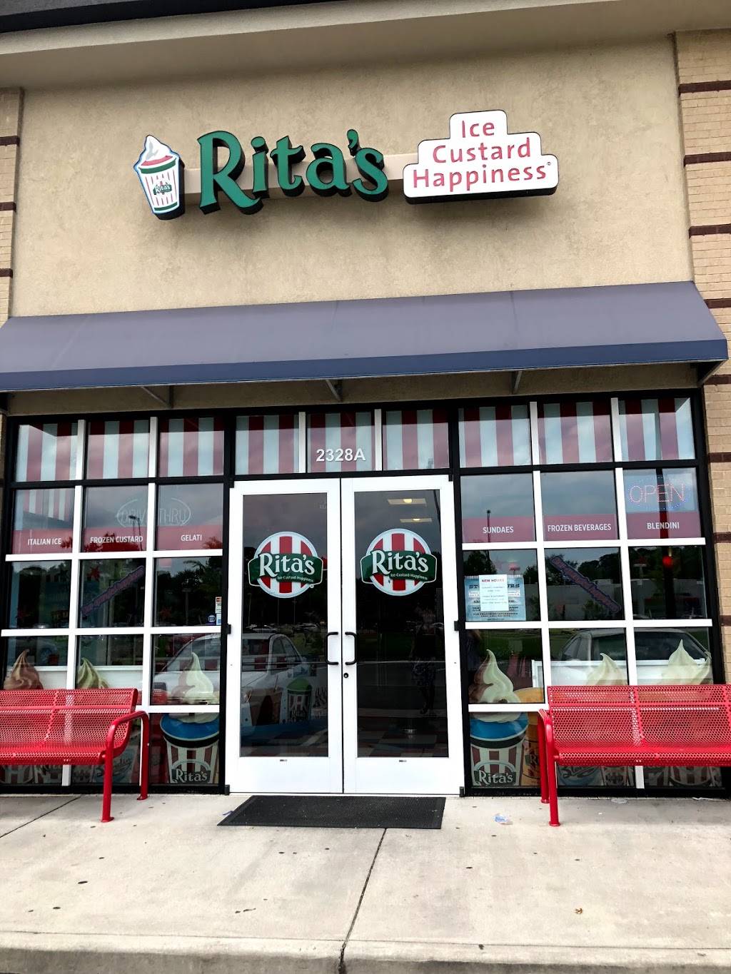 Ritas Italian Ice & Frozen Custard | restaurant | 2328 W Mercury Blvd, Hampton, VA 23666, USA | 7578272846 OR +1 757-827-2846