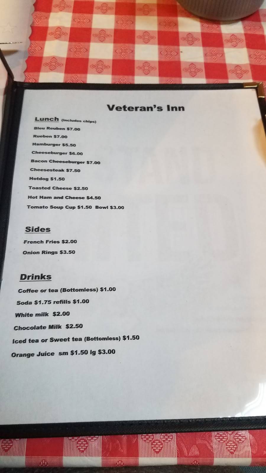 Veterens Inn | restaurant | 1324 Central Ave, Benton, PA 17814, USA | 5709254333 OR +1 570-925-4333