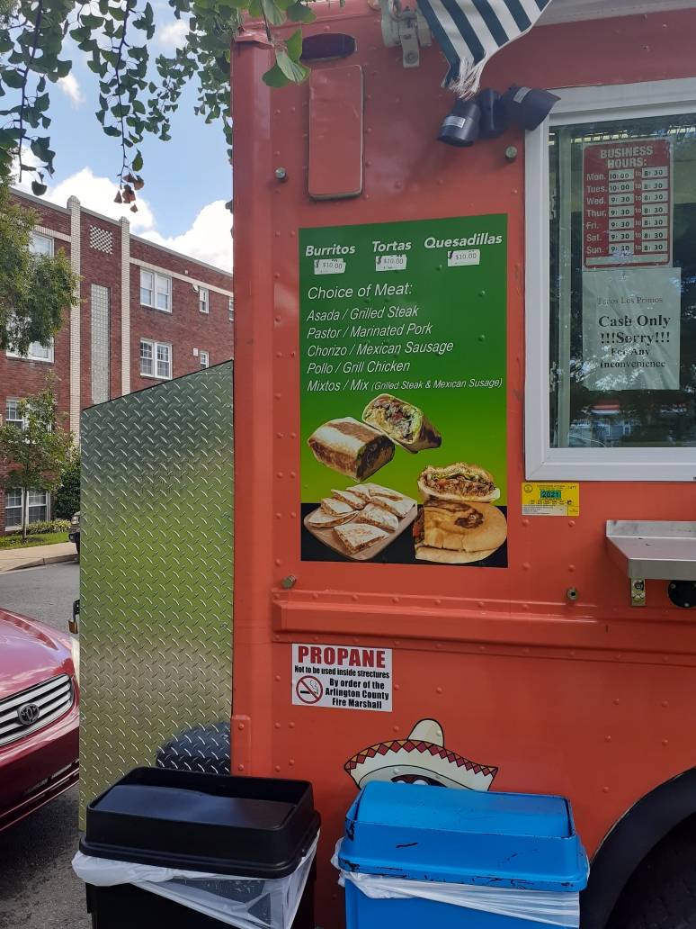 Tacos Los Primos | restaurant | 1765 Clarendon Blvd #3, Arlington, VA 22209, USA | 5712740686 OR +1 571-274-0686