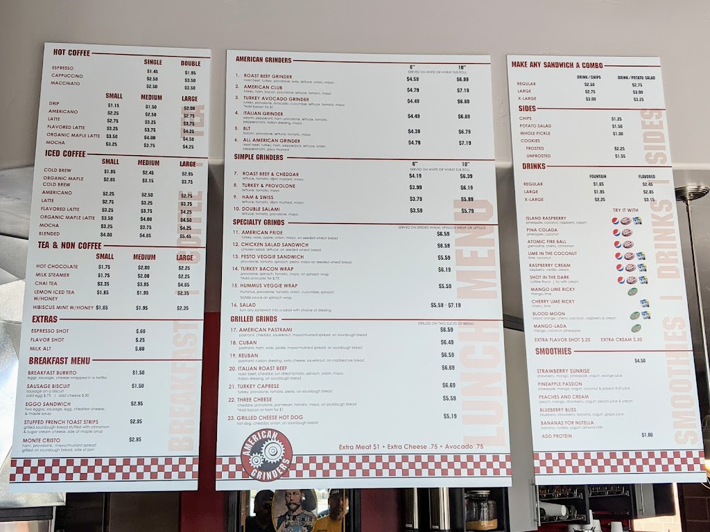 American Grinders | cafe | 4058 S River Rd #1, St. George, UT 84790, USA | 4352332111 OR +1 435-233-2111
