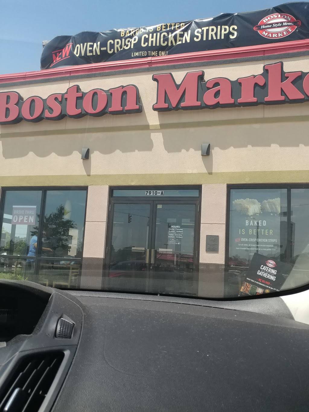 Boston Market | restaurant | 7910 South, US-31, Indianapolis, IN 46227, USA | 3178829356 OR +1 317-882-9356