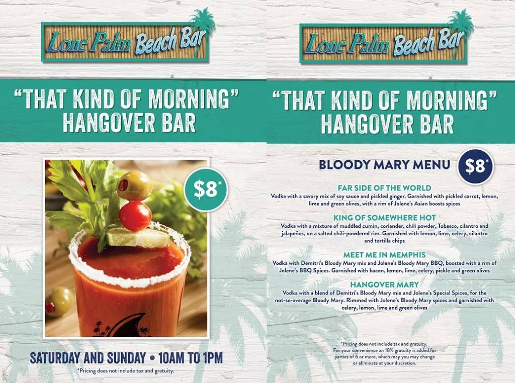 Lone Palm Beach Bar | restaurant | 1111 N Ocean Dr, Hollywood, FL 33019, USA | 9548744444 OR +1 954-874-4444