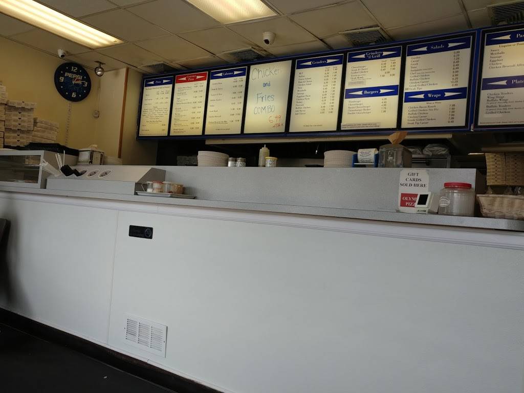 Olympic Pizza | restaurant | 187 Wolcott Square, Hyde Park, MA 02136, USA | 6173617070 OR +1 617-361-7070