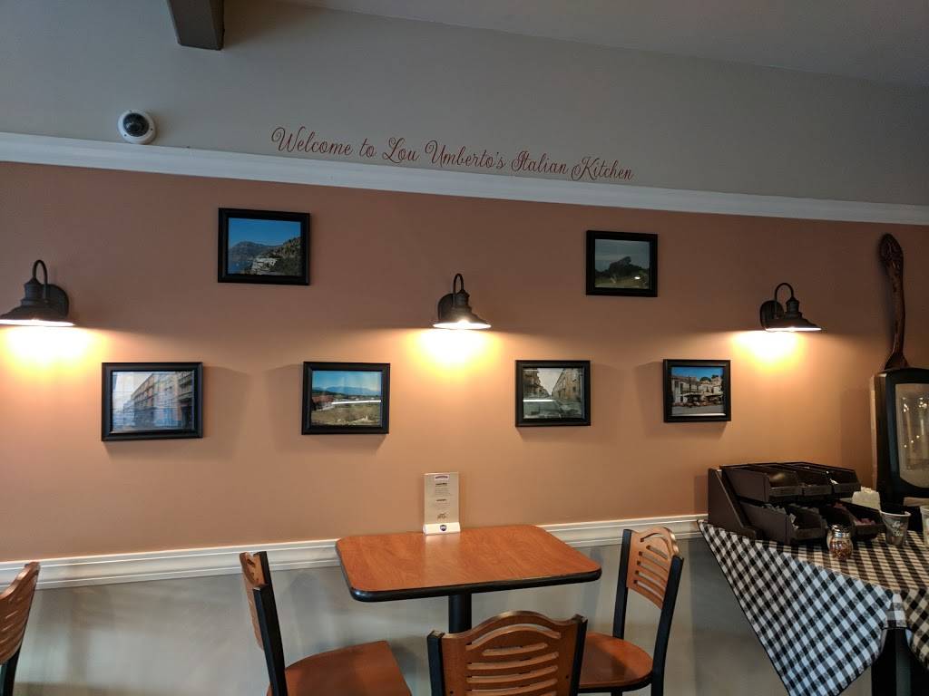 Lou Umbertos Italian Kitchen | restaurant | 1606 Cranston St, Cranston, RI 02920, USA | 4014326267 OR +1 401-432-6267