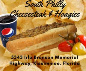 South Philly Chesse Steaks & Hoagies | restaurant | 5343 W Irlo Bronson Memorial Hwy, Kissimmee, FL 34746, USA | 4075079109 OR +1 407-507-9109